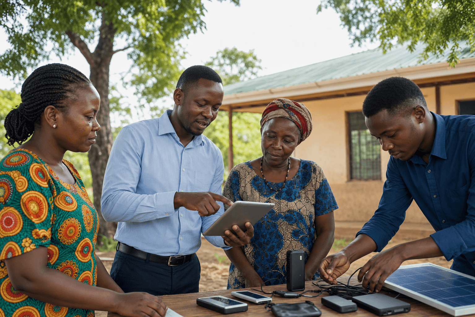 Four African Community Leaders and Tech Volunteers in Digital Inclusion Work